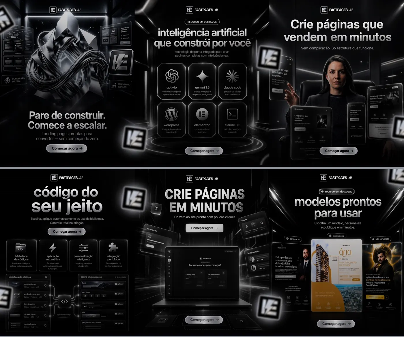 Exemplo de social media FastPages AI